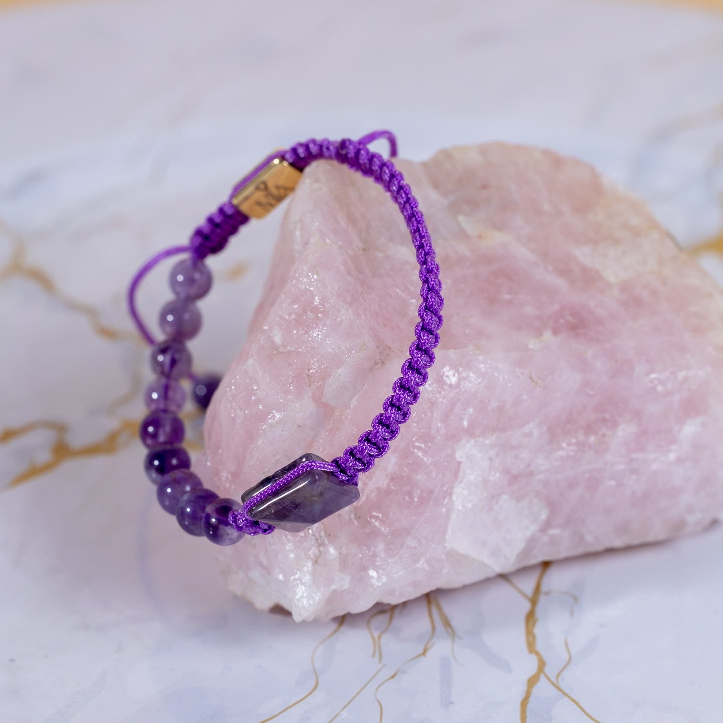 Pulsera Mia Signature Amatista trenzada