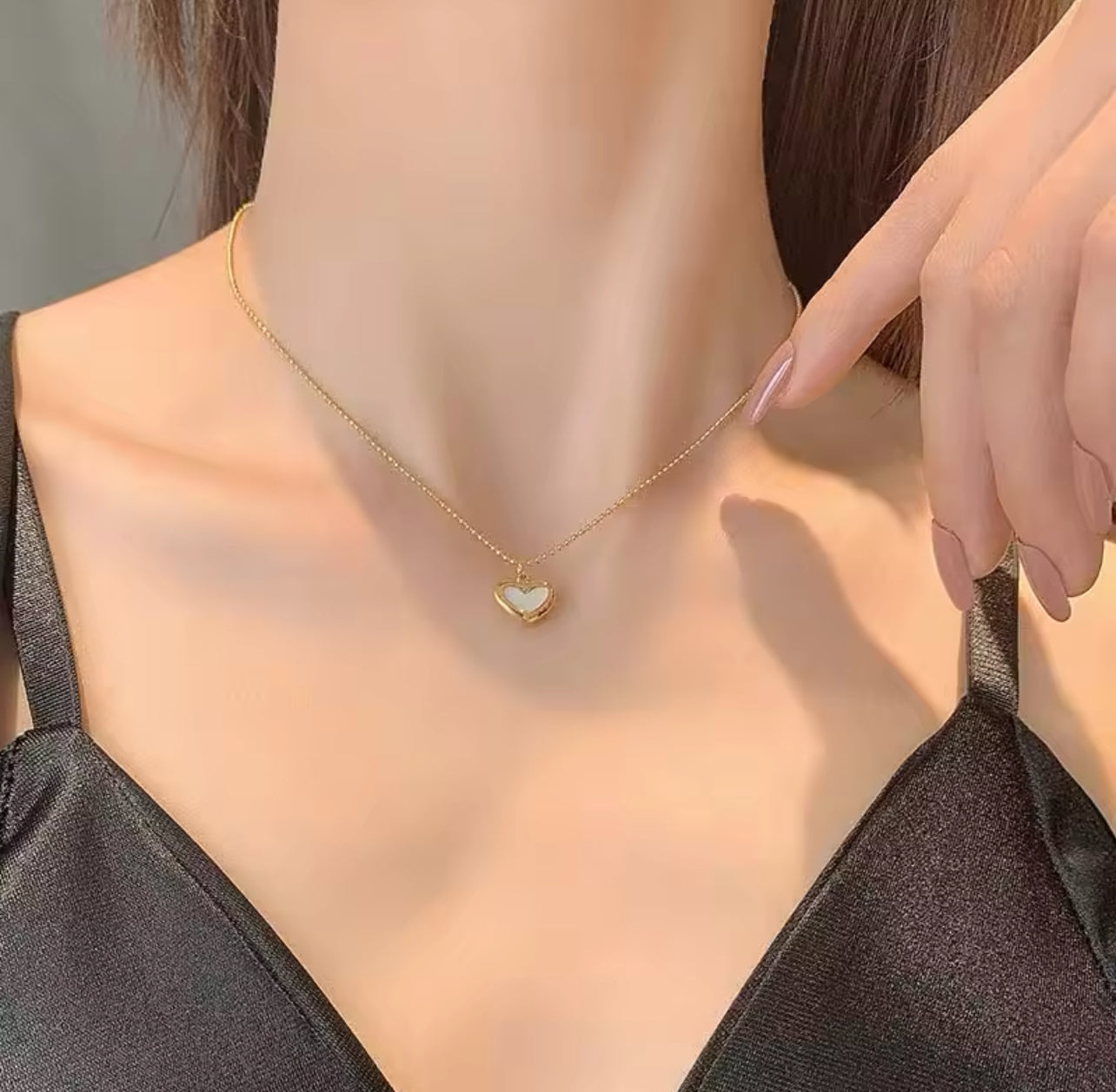 Collar con Corazón Lucienne