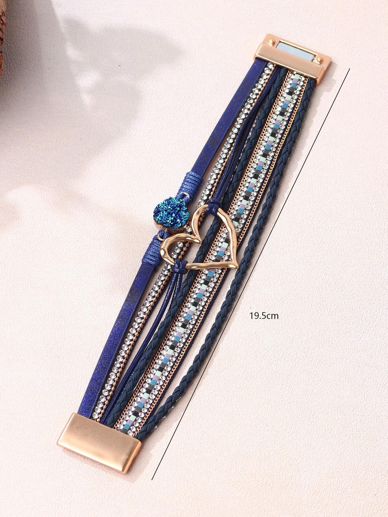 Pulsera a capas Yaris con adorno de corazón