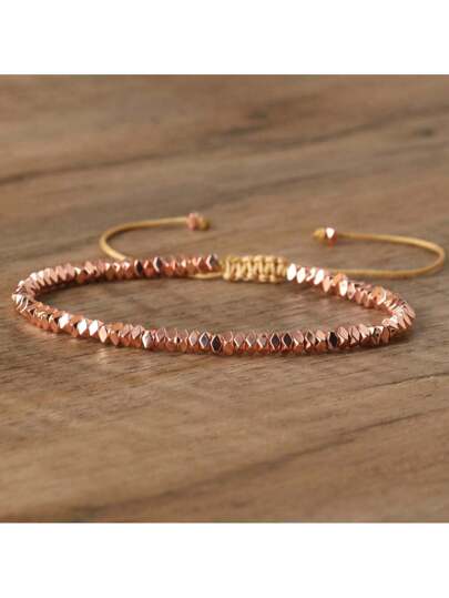 Pulsera con cuentas de hematita