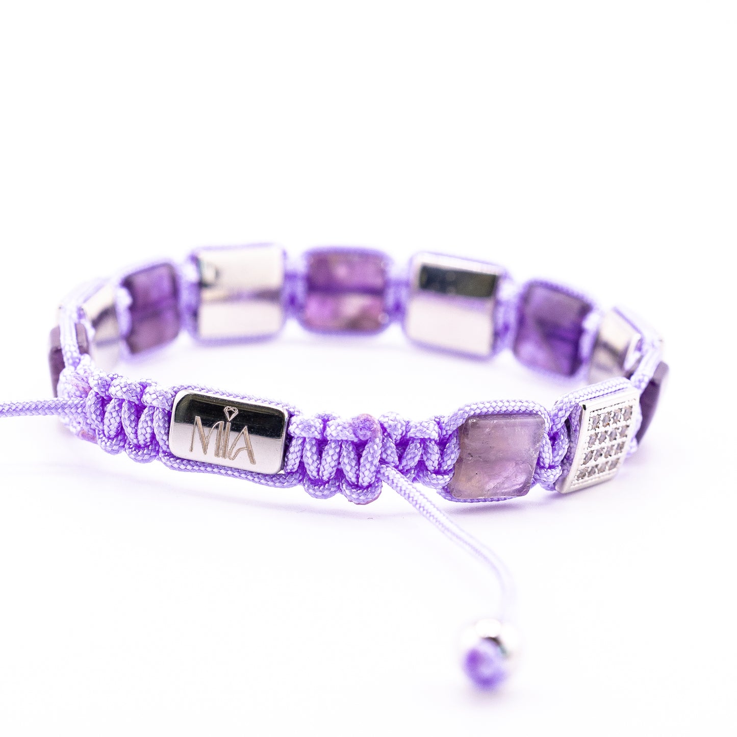 Pulsera Mia Signature Gemcube Amatista