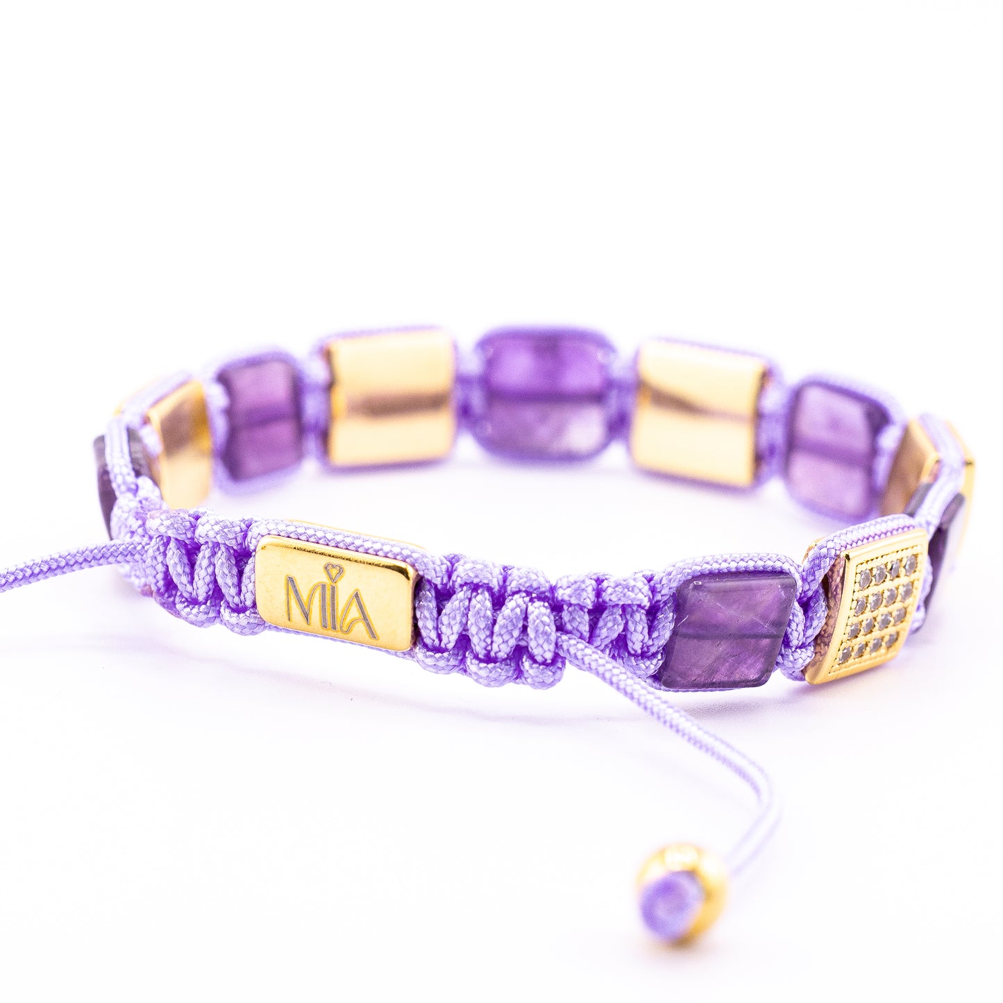 Pulsera Mia Signature Gemcube Amatista