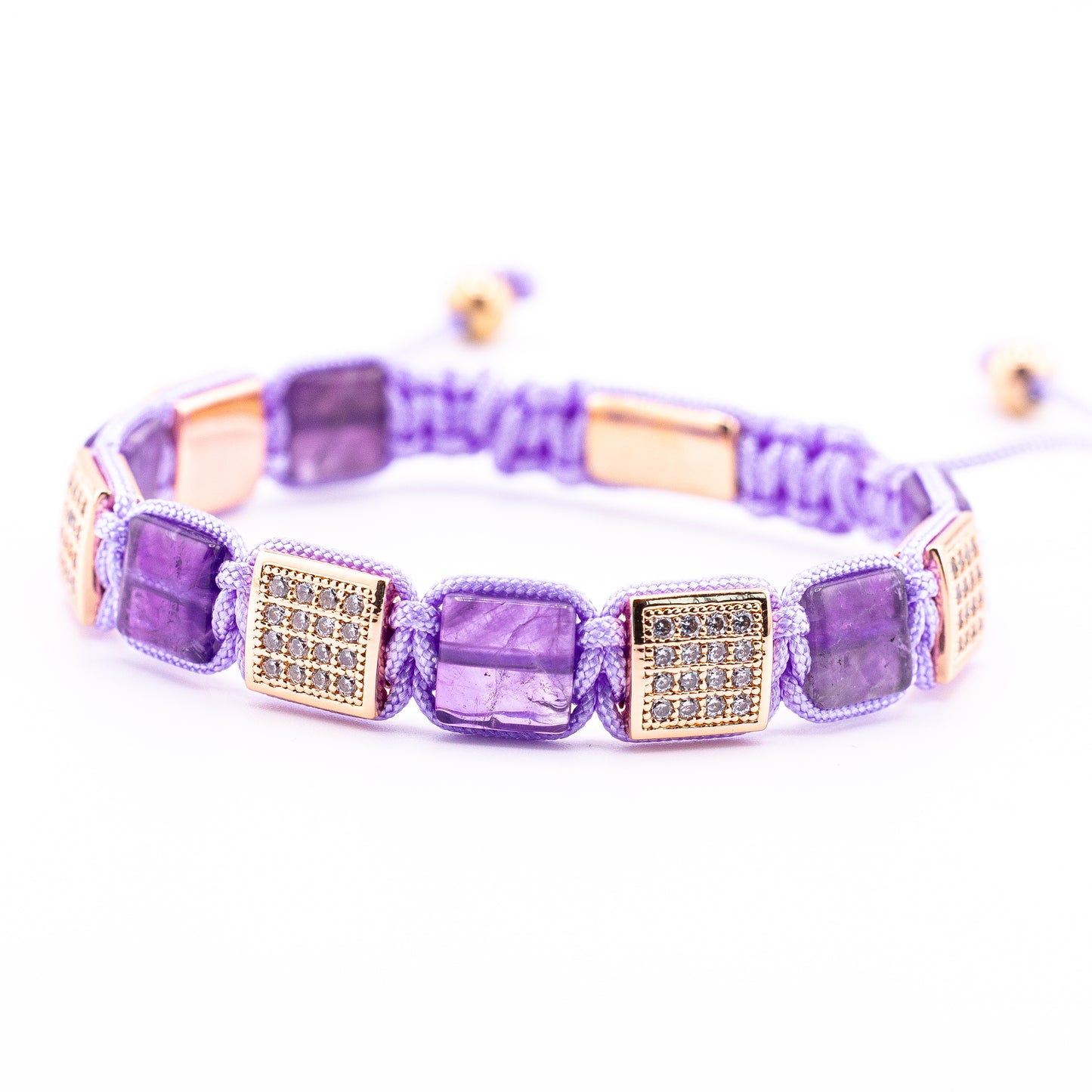 Pulsera Mia Signature Gemcube Amatista