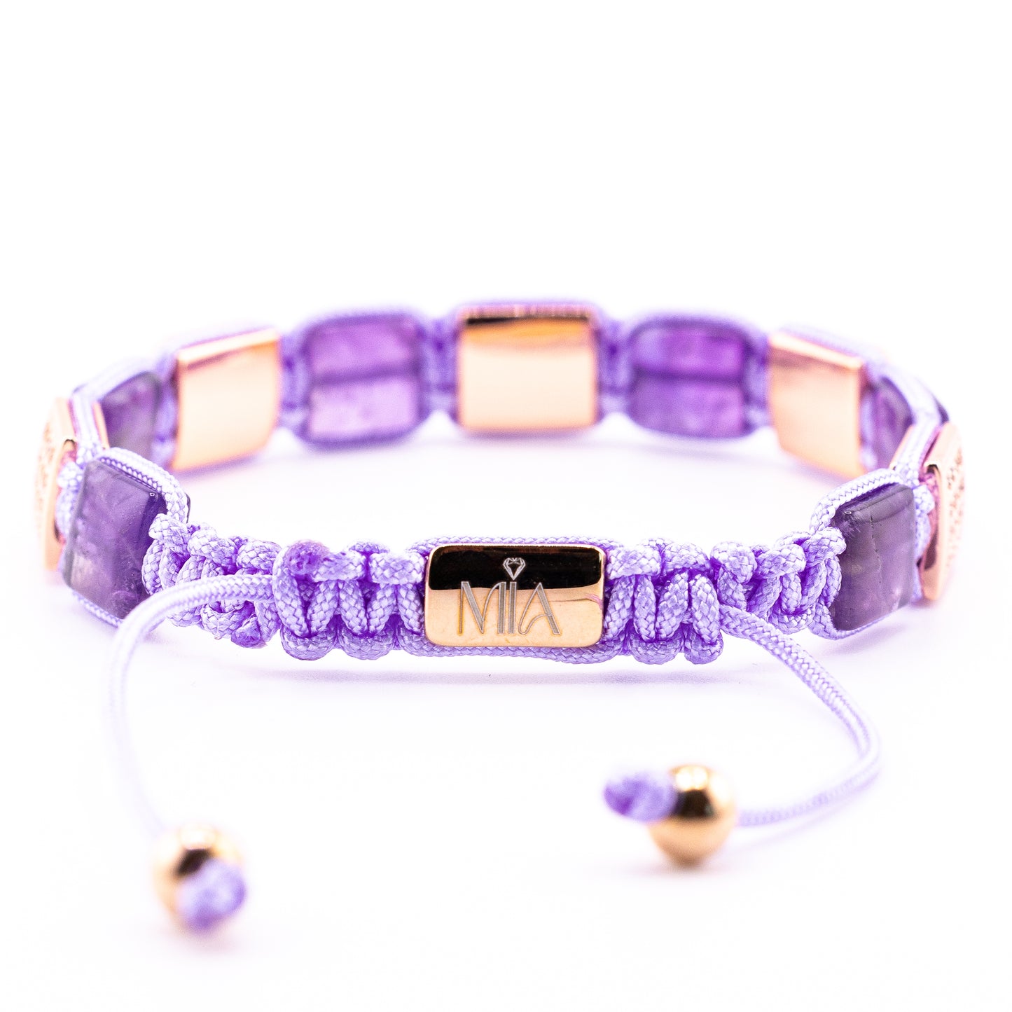 Pulsera Mia Signature Gemcube Amatista