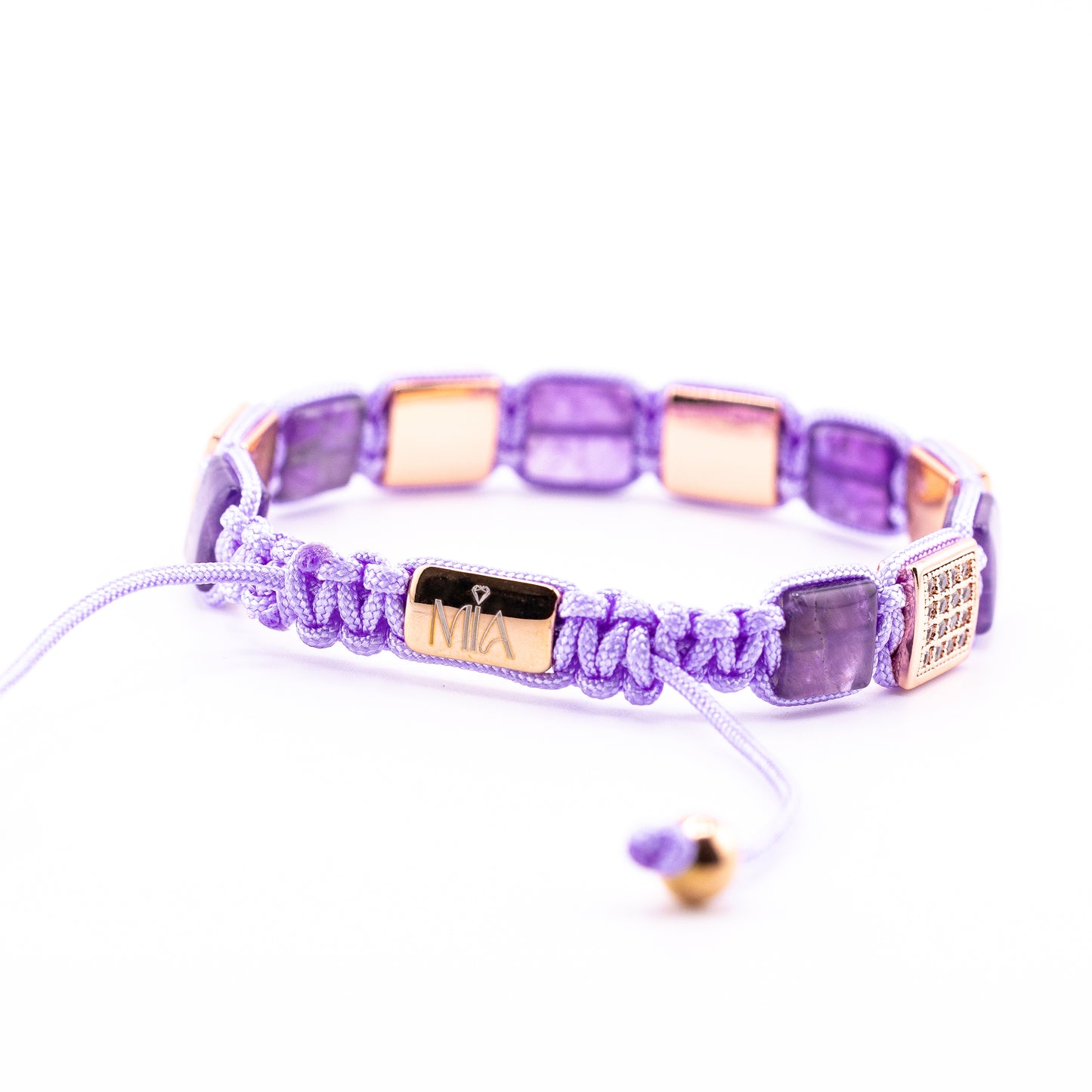 Pulsera Mia Signature Gemcube Amatista