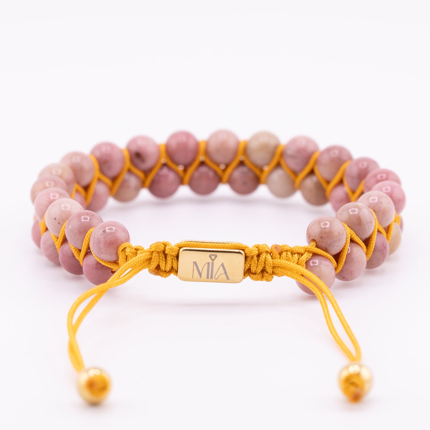 Pulsera Mia Signature Doble Rodocrosita