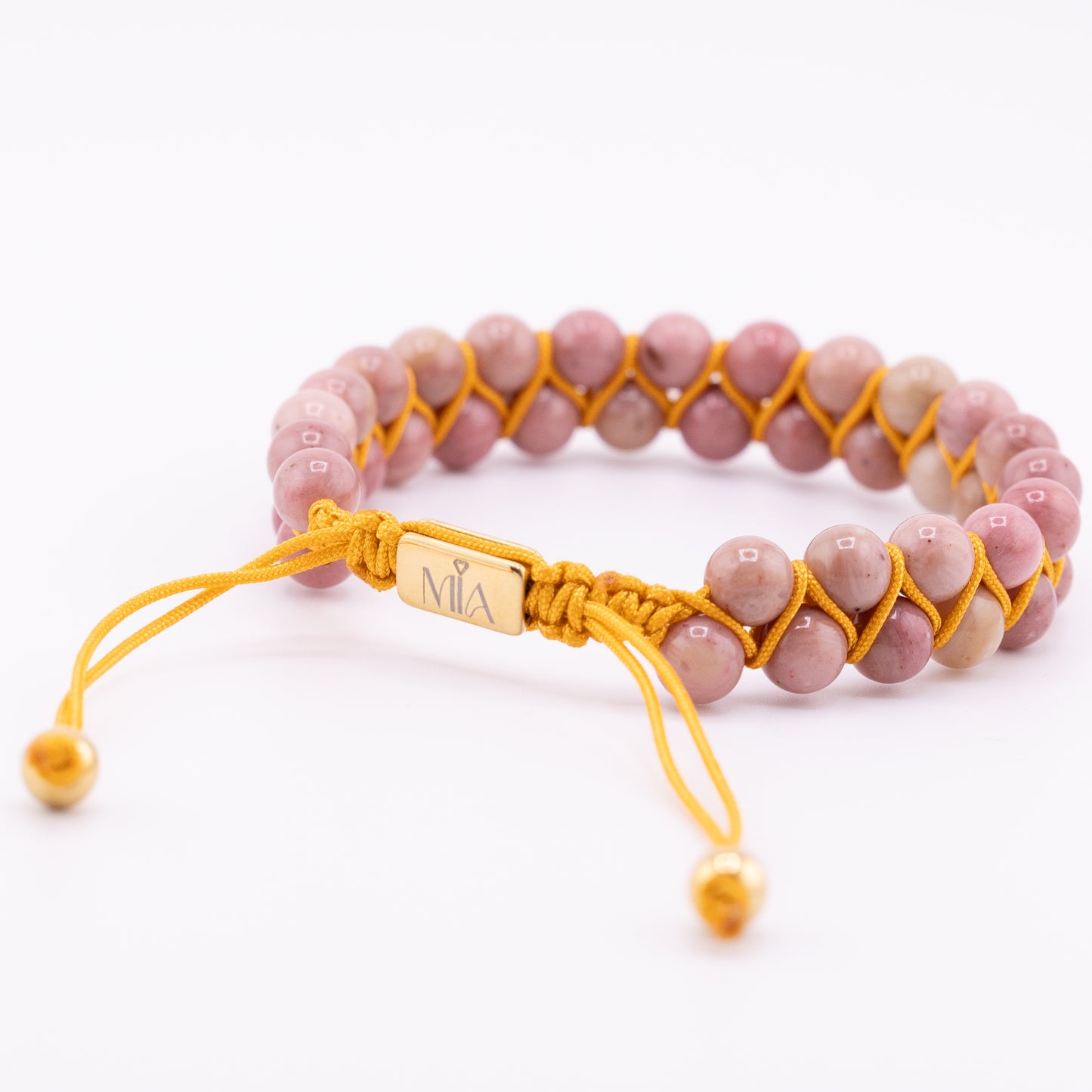Pulsera Mia Signature Doble Rodocrosita