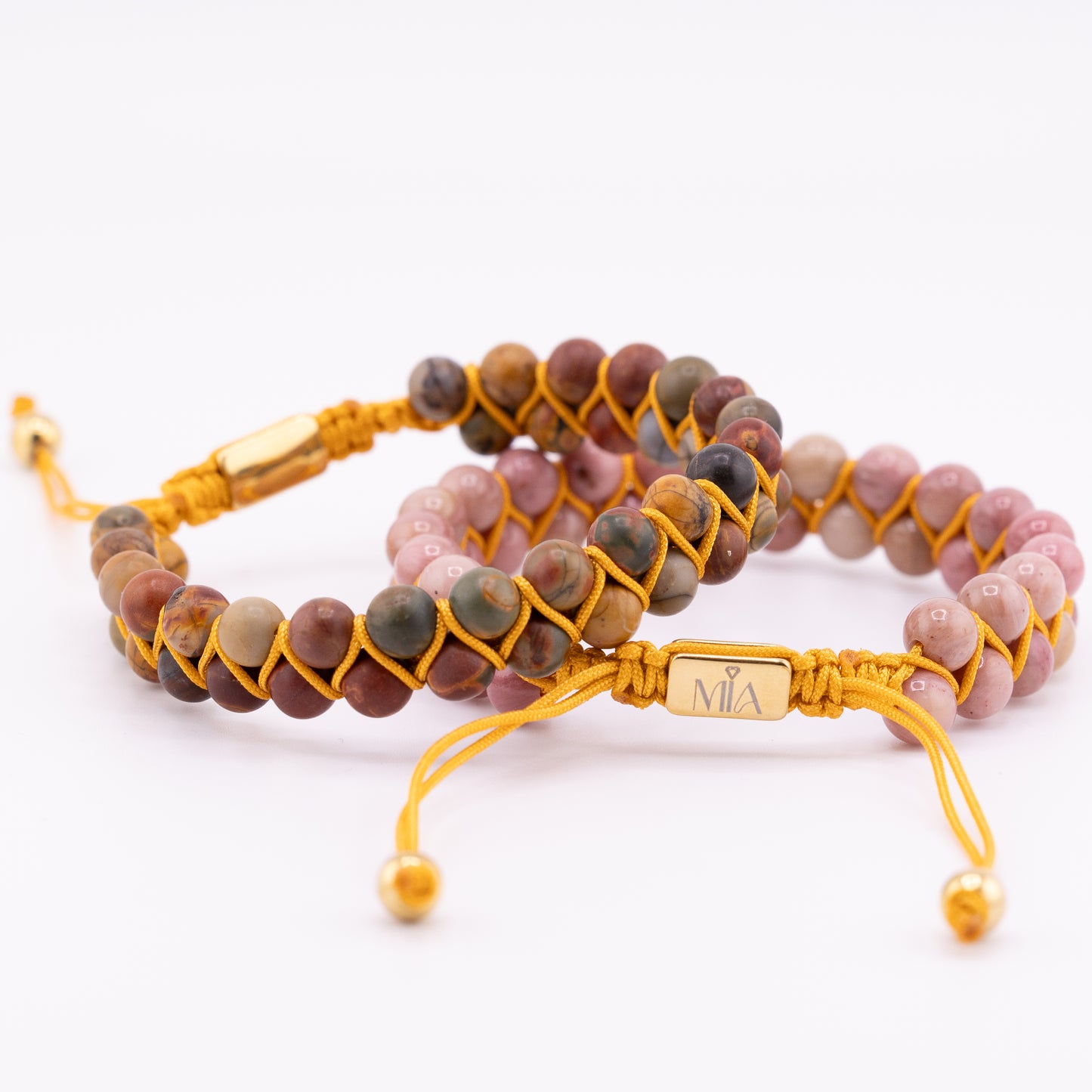 Pulsera Mia Signature Doble Jaspe