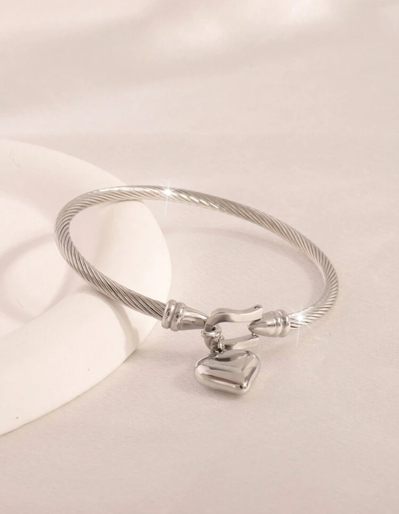 Brazalete Laura Plateado