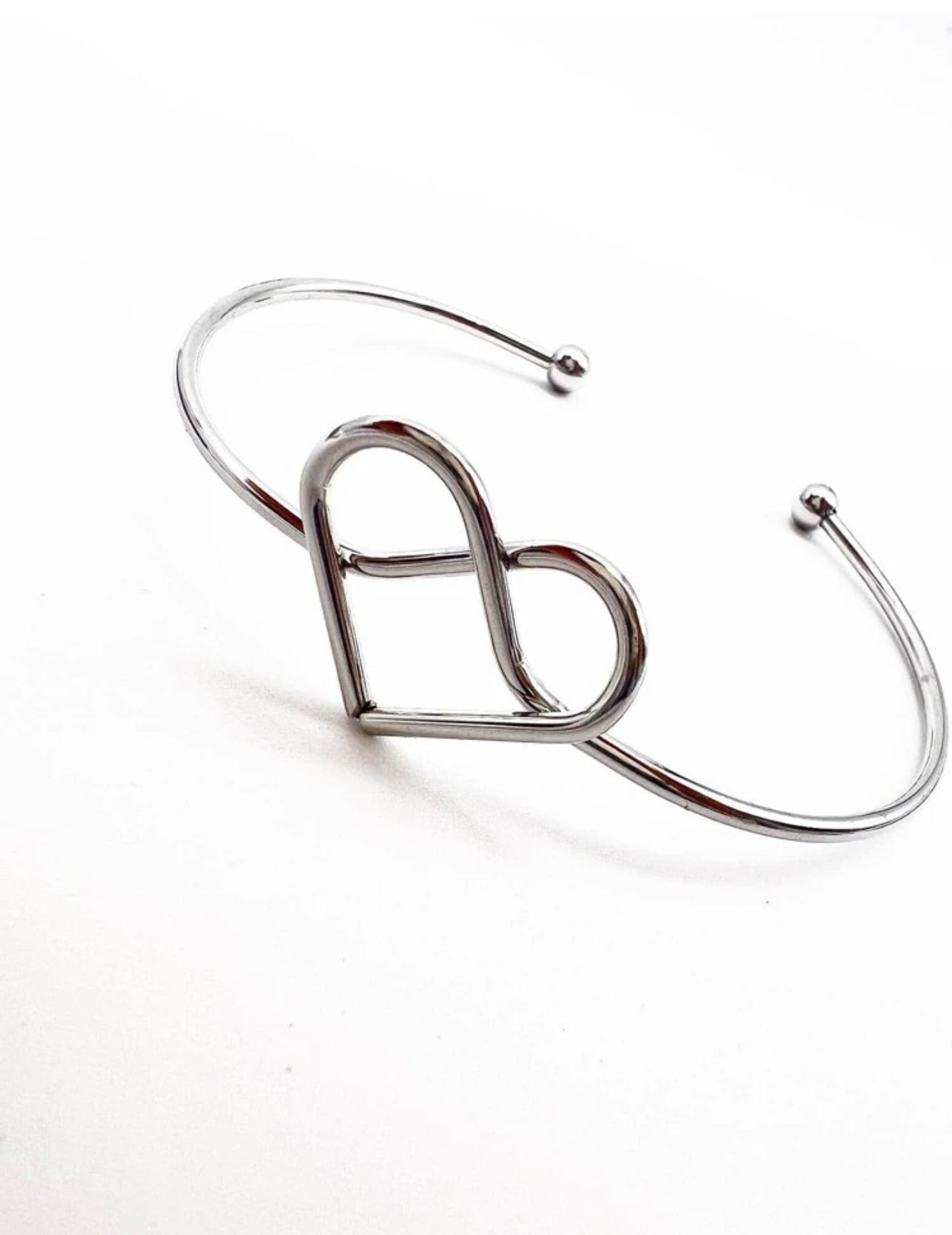 Brazalete Amor Infinito plateado