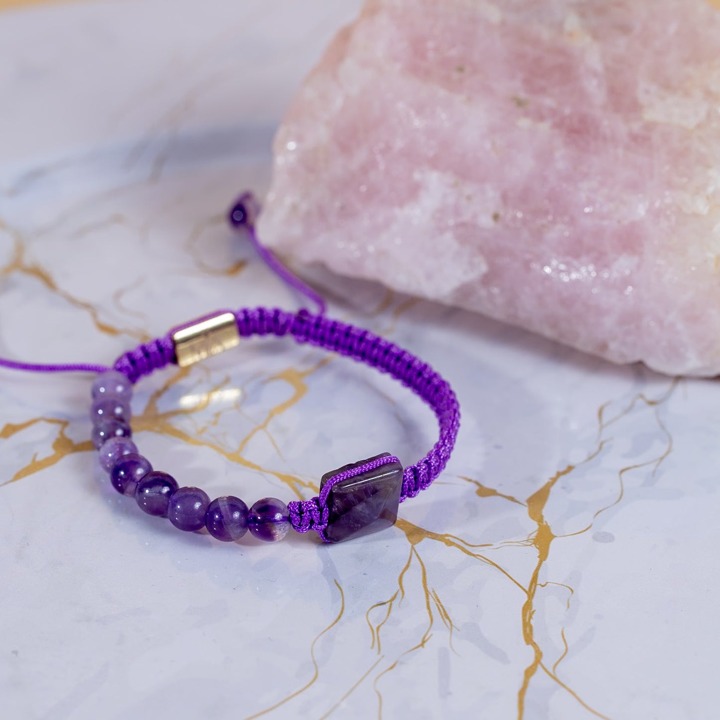 Pulsera Mia Signature Amatista trenzada