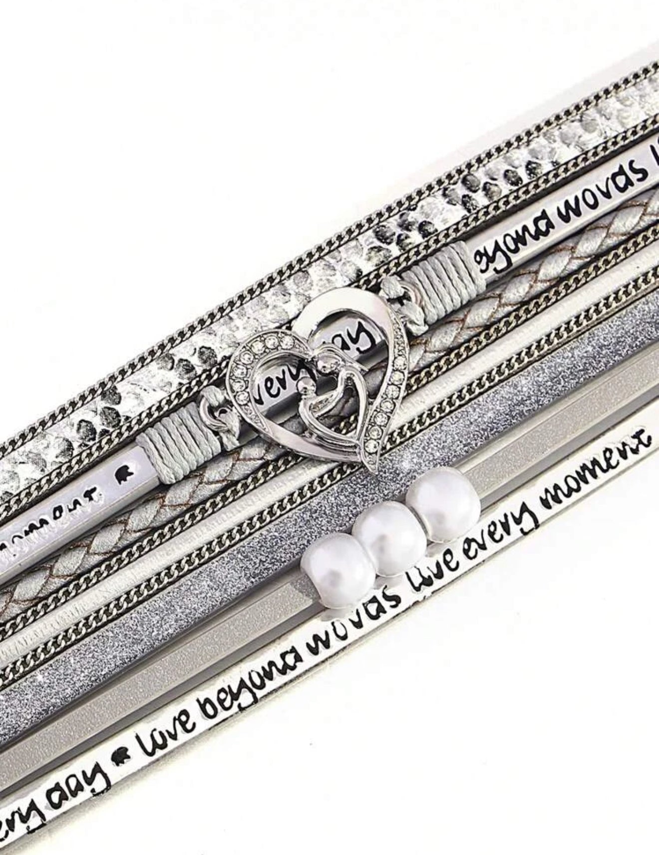 Pulsera Love silver