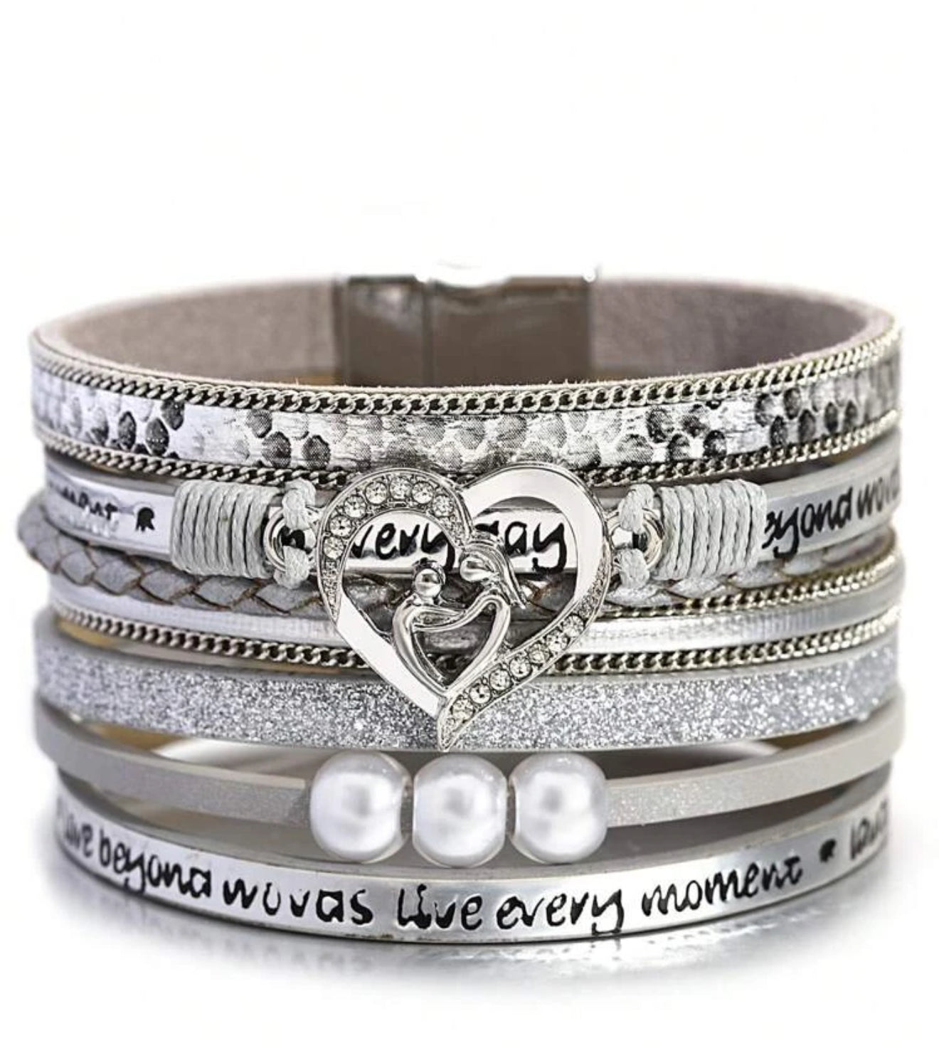 Pulsera Love silver