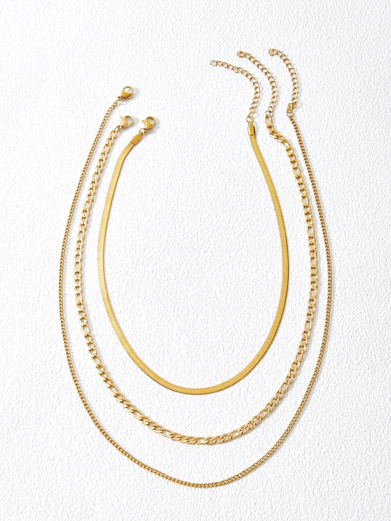 Set de collares Rubi Dorado
