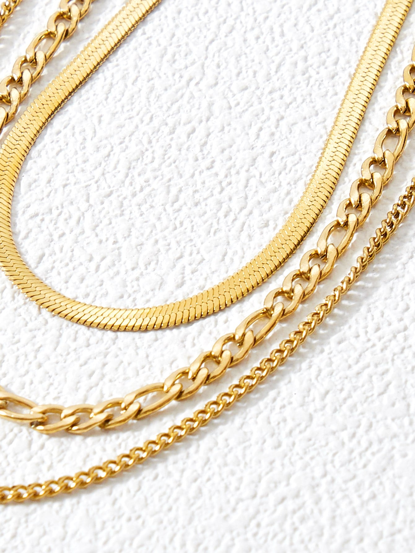 Set de collares Rubi Dorado