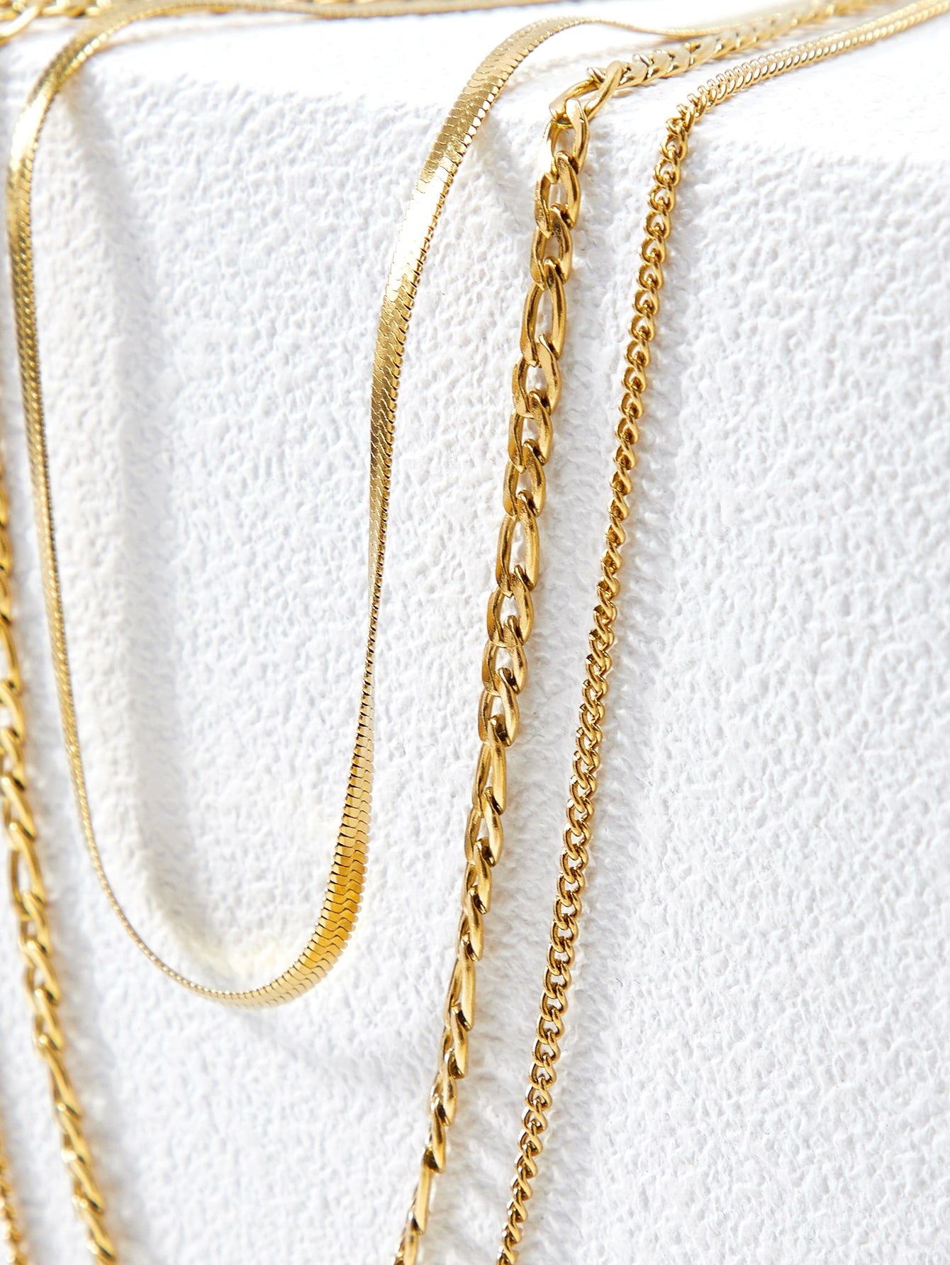 Set de collares Rubi Dorado