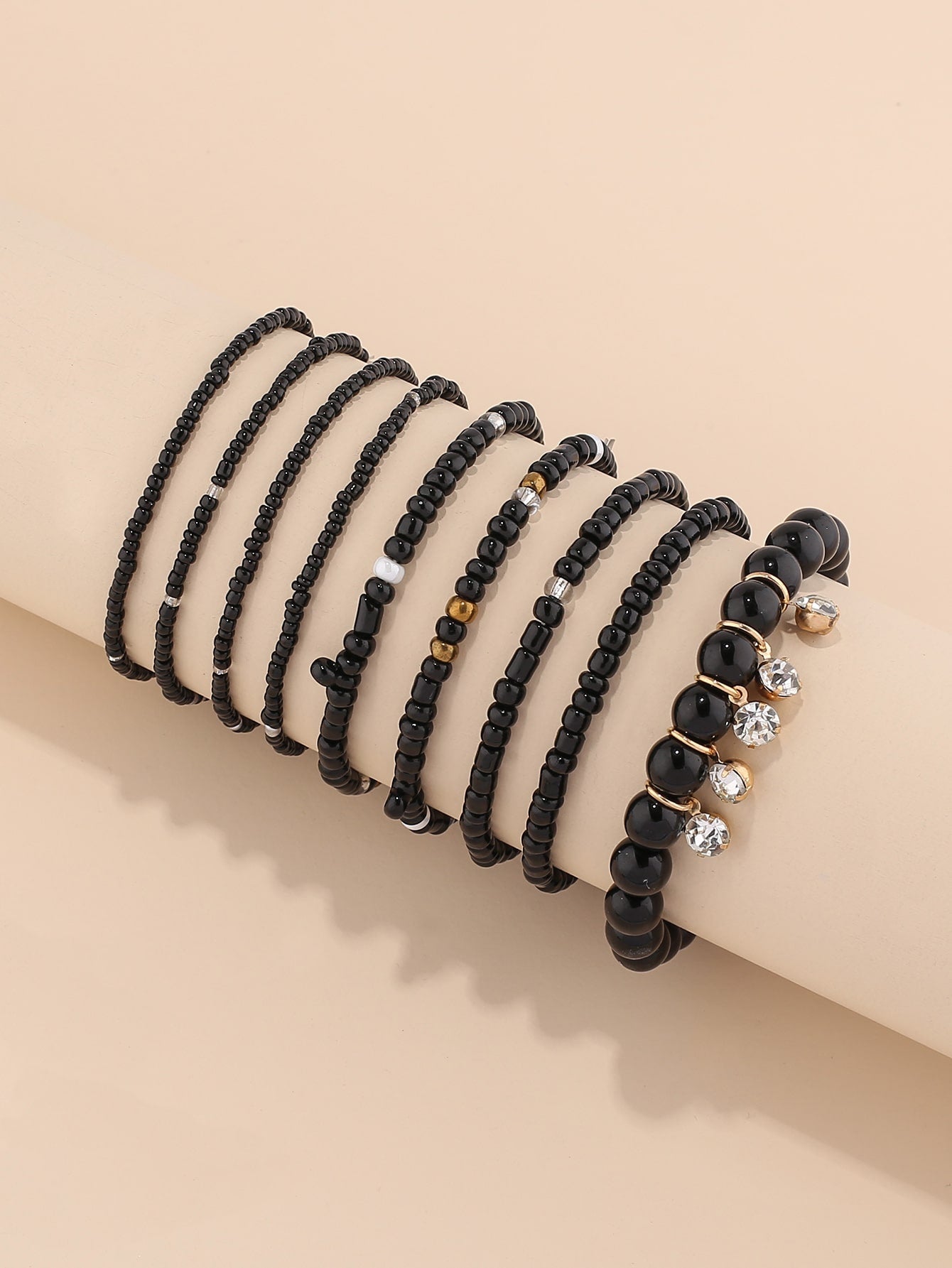 Set de Pulseras Infinity con cuentas