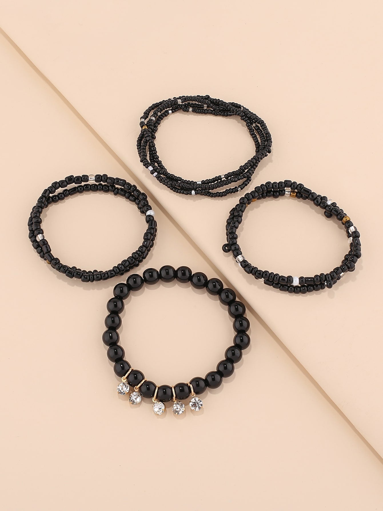 Set de Pulseras Infinity con cuentas
