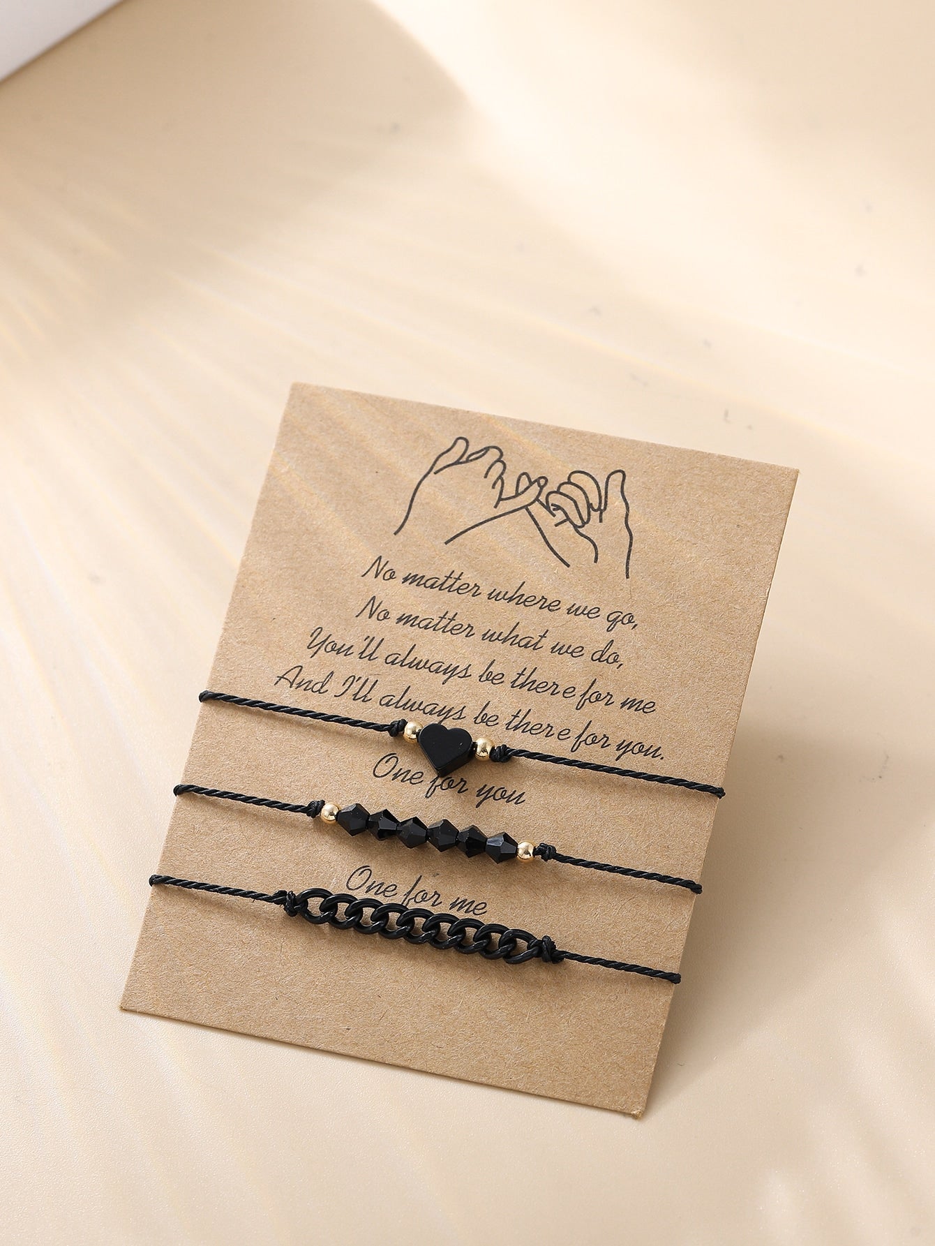 Set de Pulseras Por siempre juntos