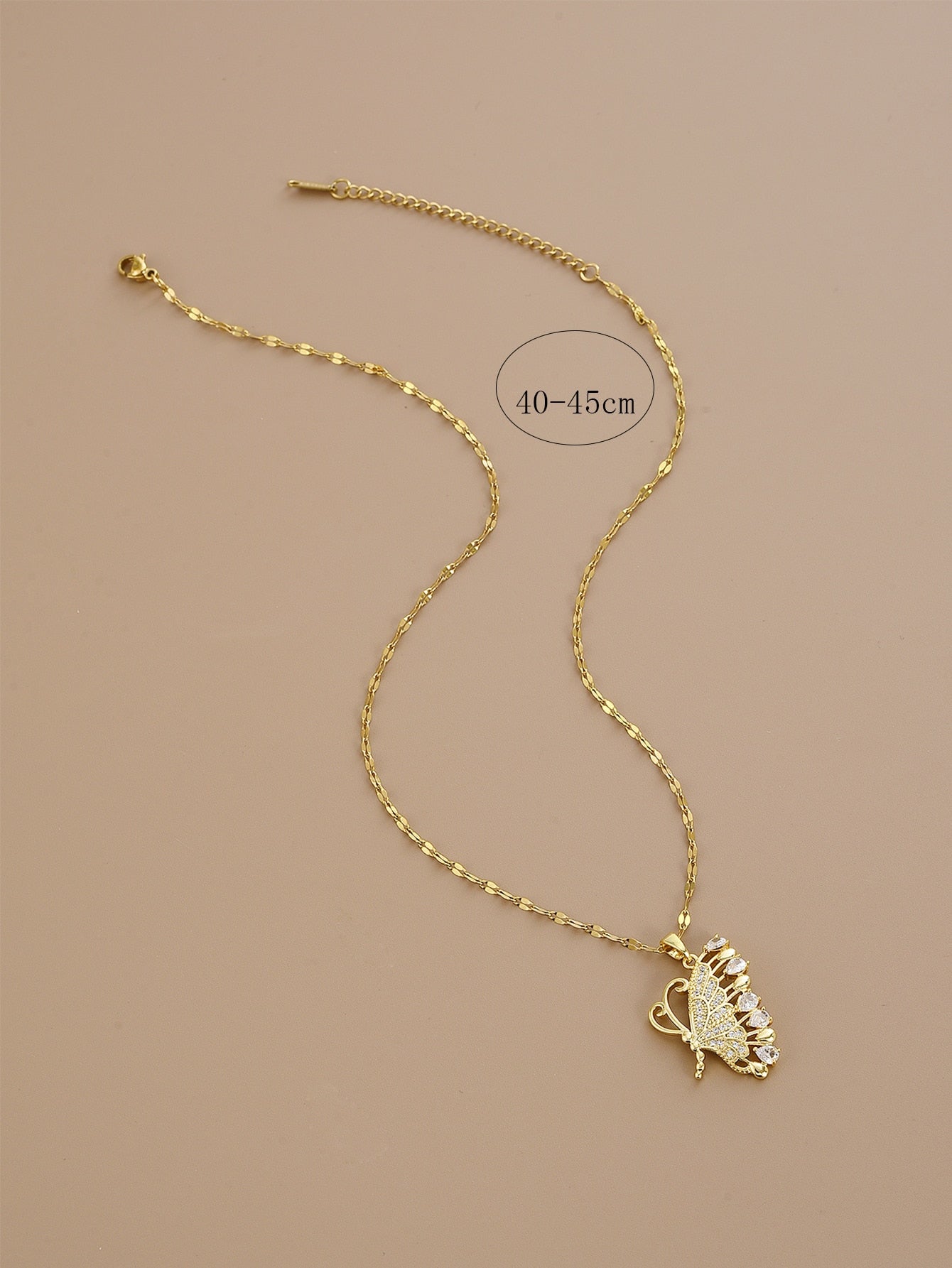Collar Mariposa Dorado