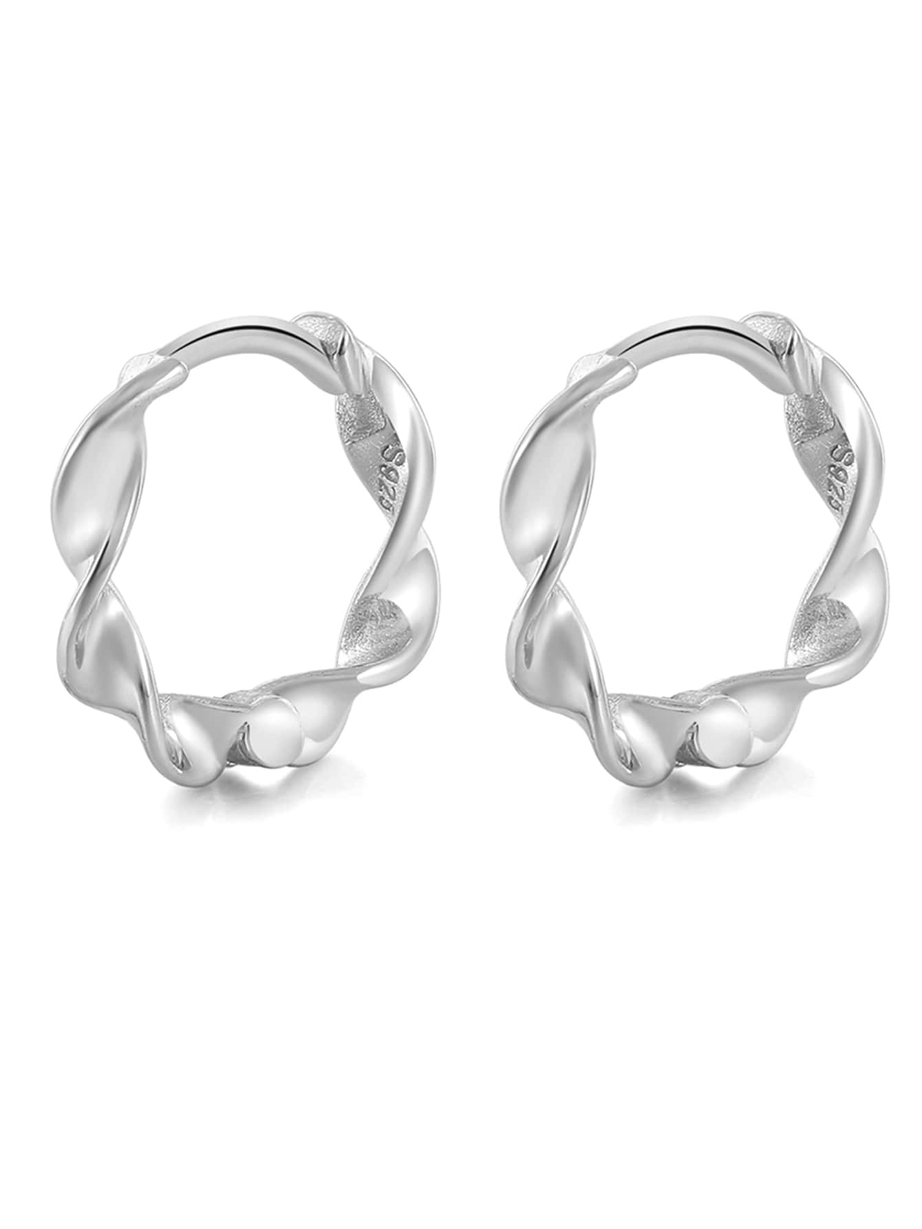 Pendientes de Aro Girante de Plata 925