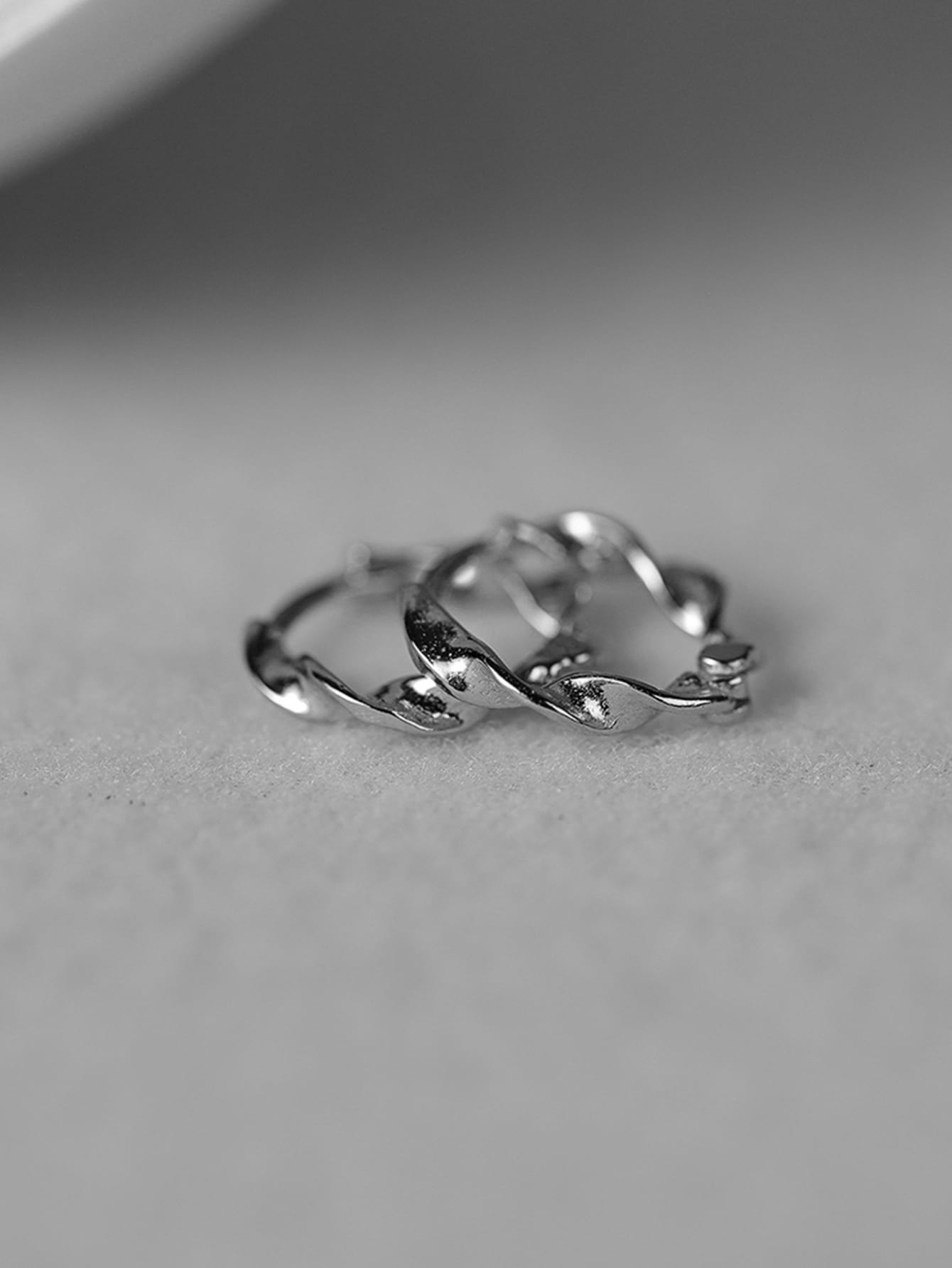 Pendientes de Aro Girante de Plata 925