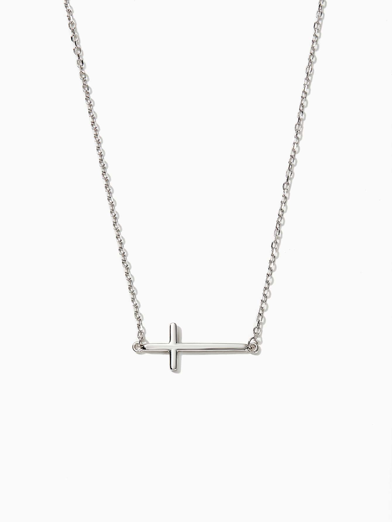 Collar de Plata con Cruz