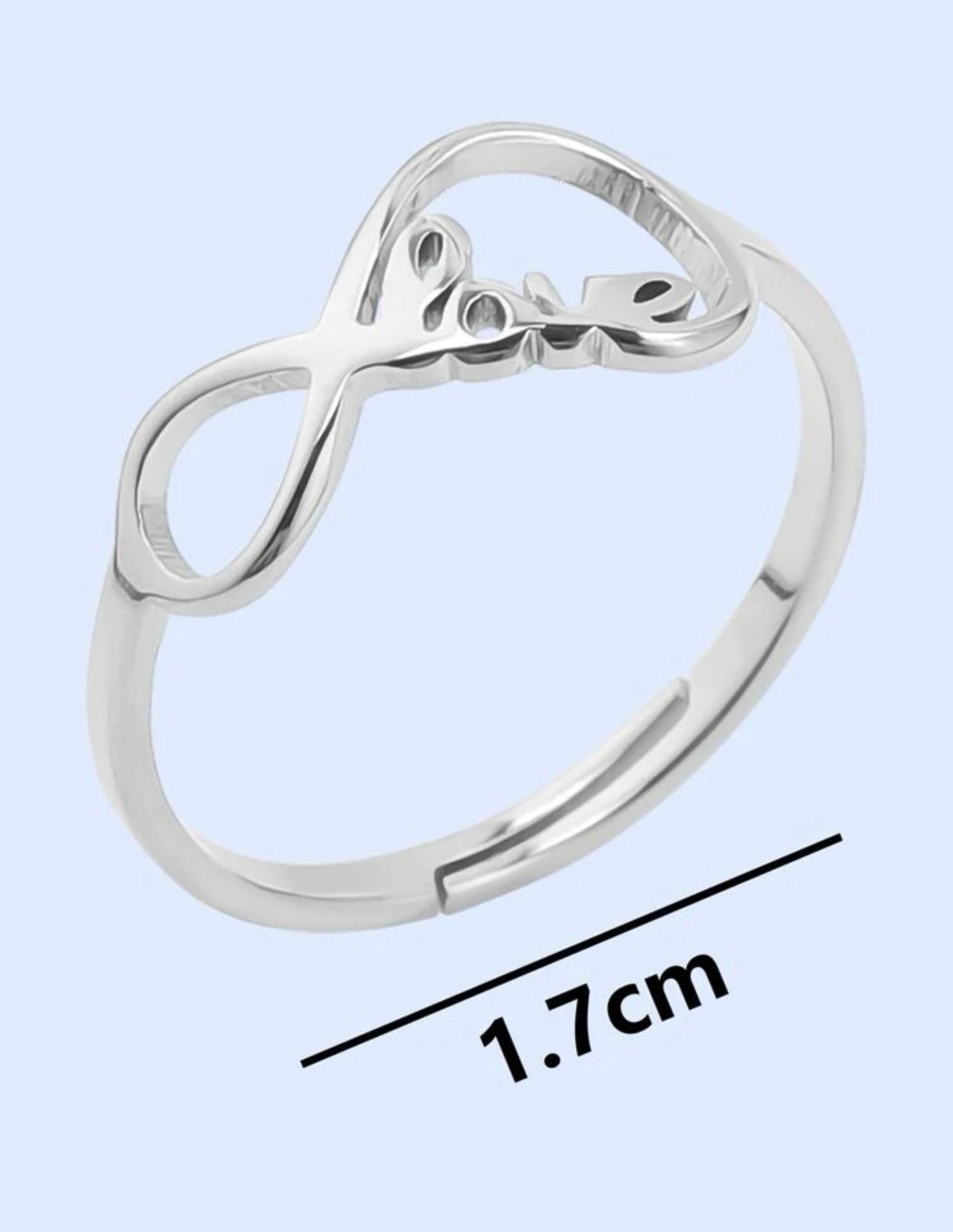 Anillo Infinity Love