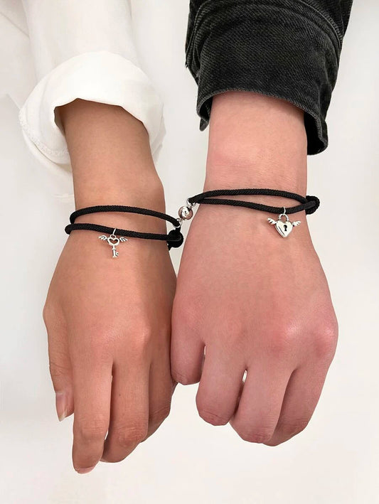 Pulseras Bohemio para parejas negra