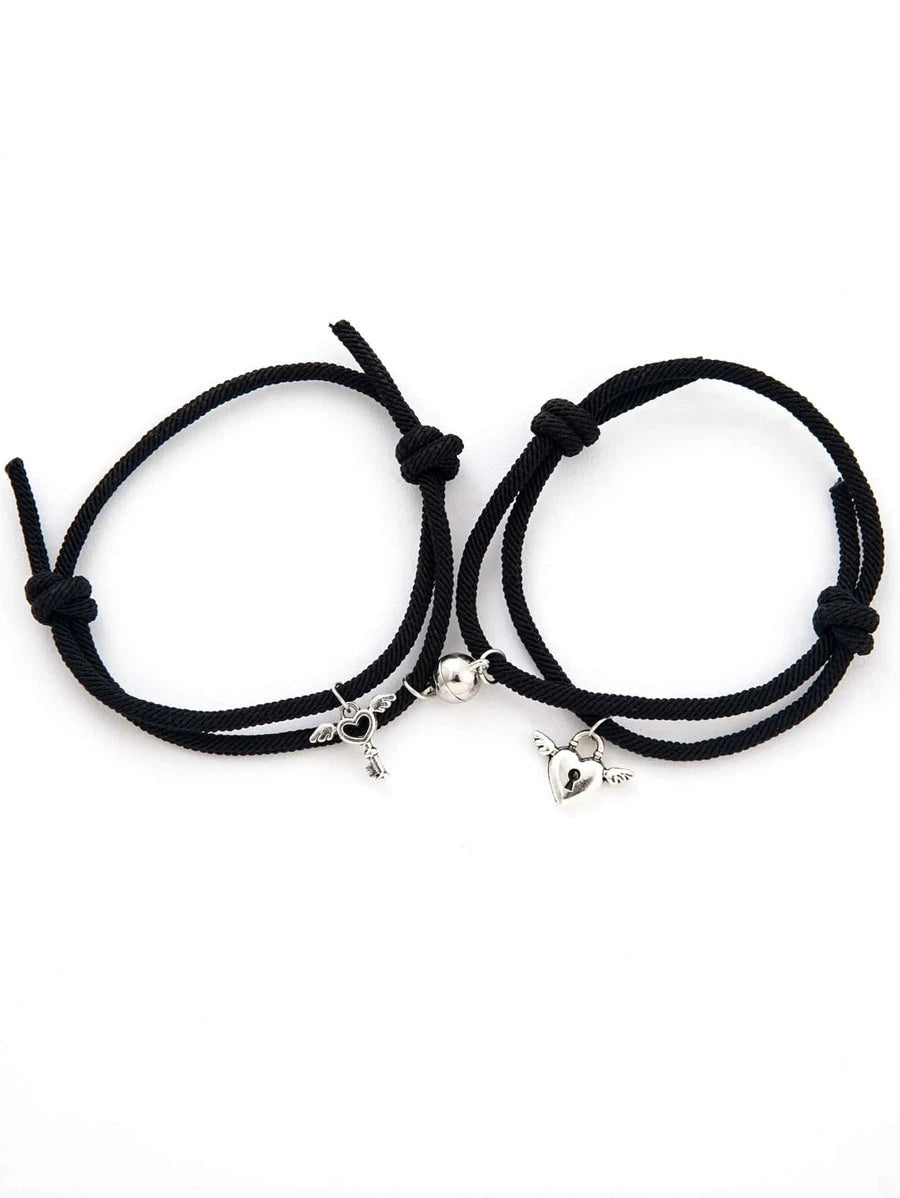 Pulseras Bohemio para parejas negra