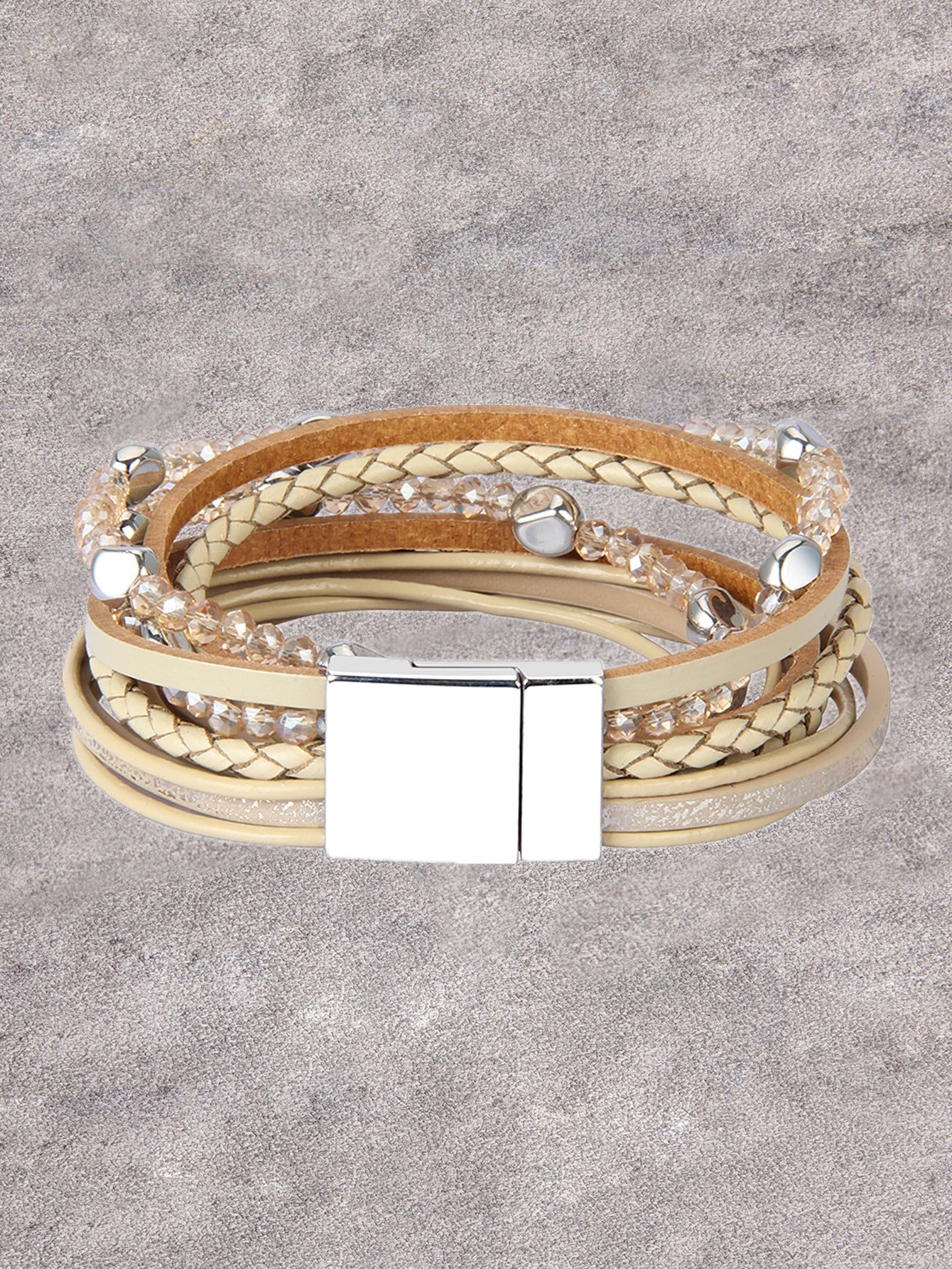 Pulsera Mafe en Beige