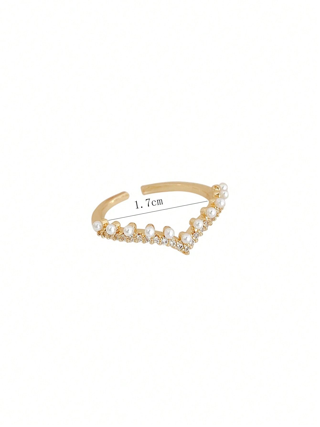 Anillo elegant Ajustable en Acero Inoxidable Dorado